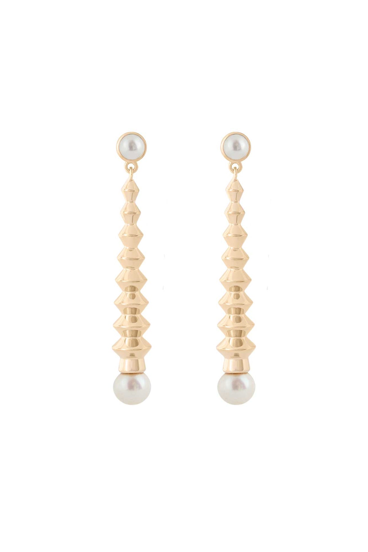 sanity:Brancusi Pearl Drop Yellow Gold