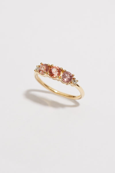 Sapphire Dahlia Ring