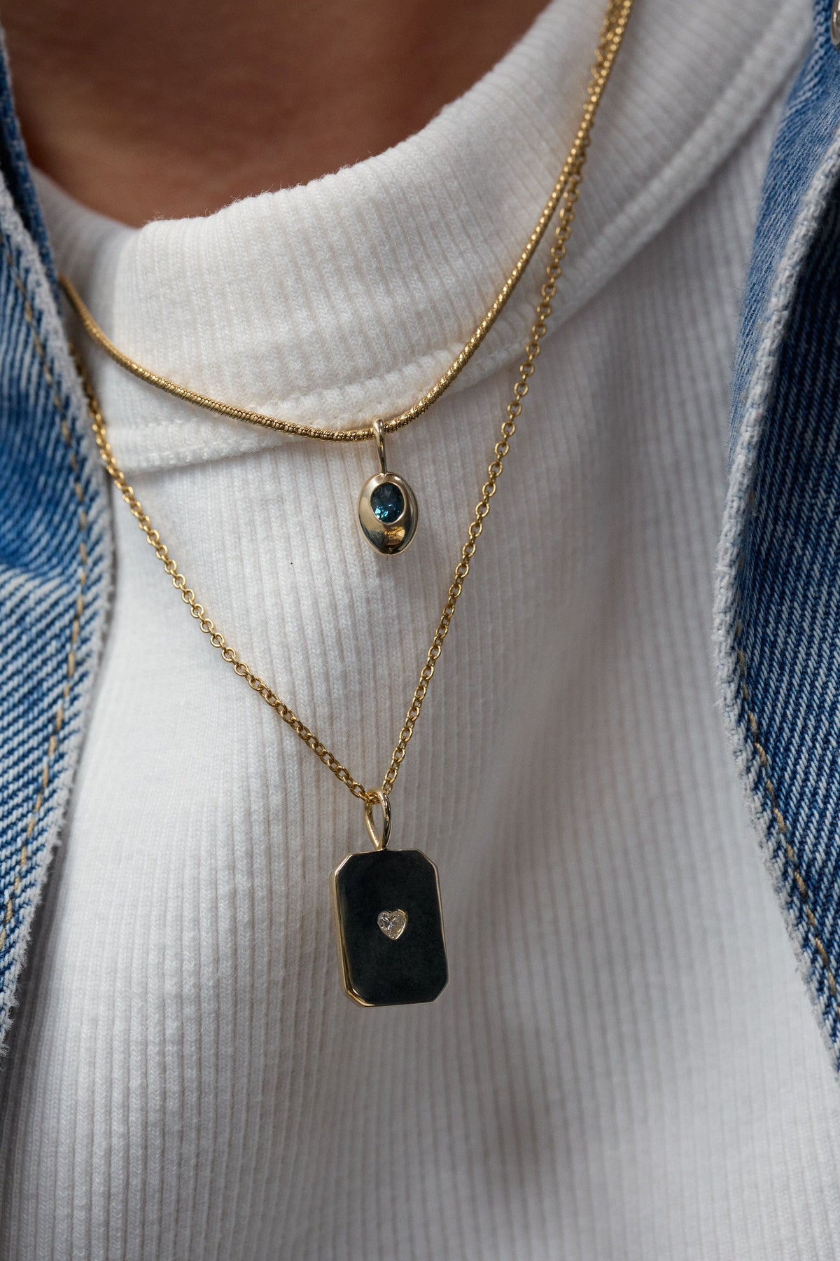 sanity:Heart Midi Dog Tag