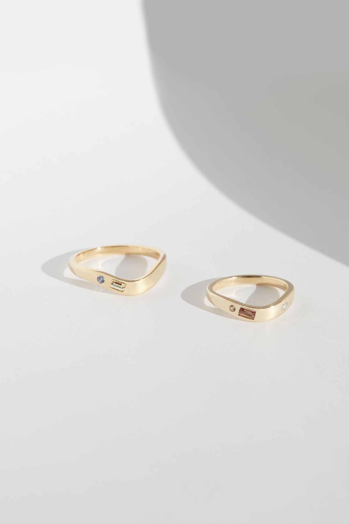 sanity:Wave pear ring