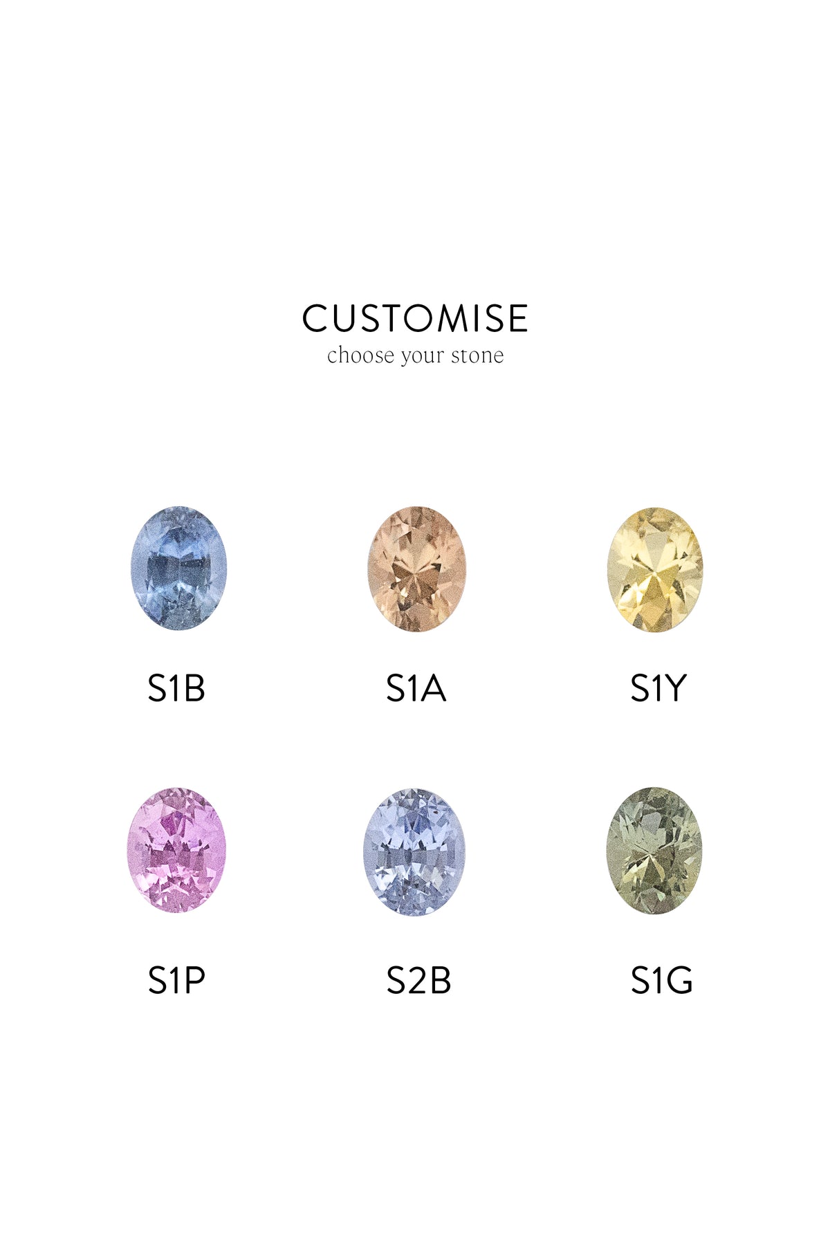 Oval Sapphire Pebble Pendant