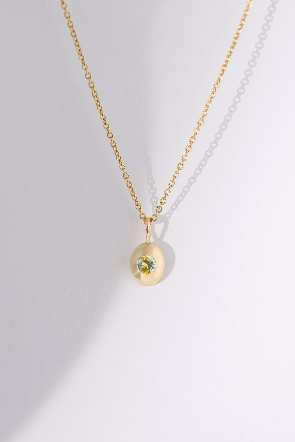 Montana Sapphire Pebble Charm
