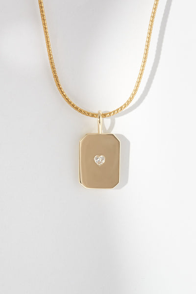 Heart Midi Dog Tag