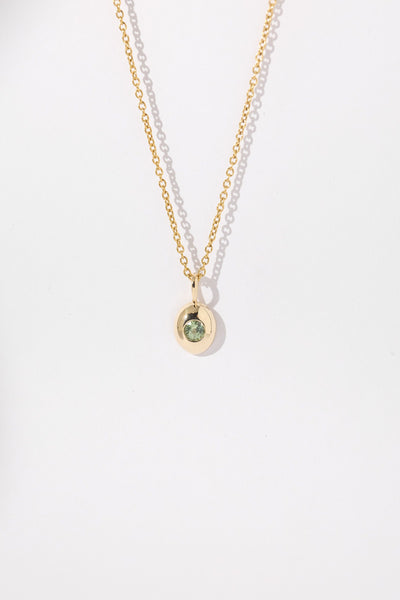 Round Seafoam Sapphire One of a Kind